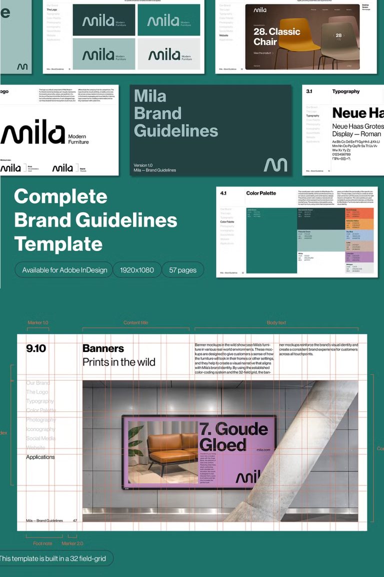 Complete | Brand Guidelines Template - Zupppa | Design Resources