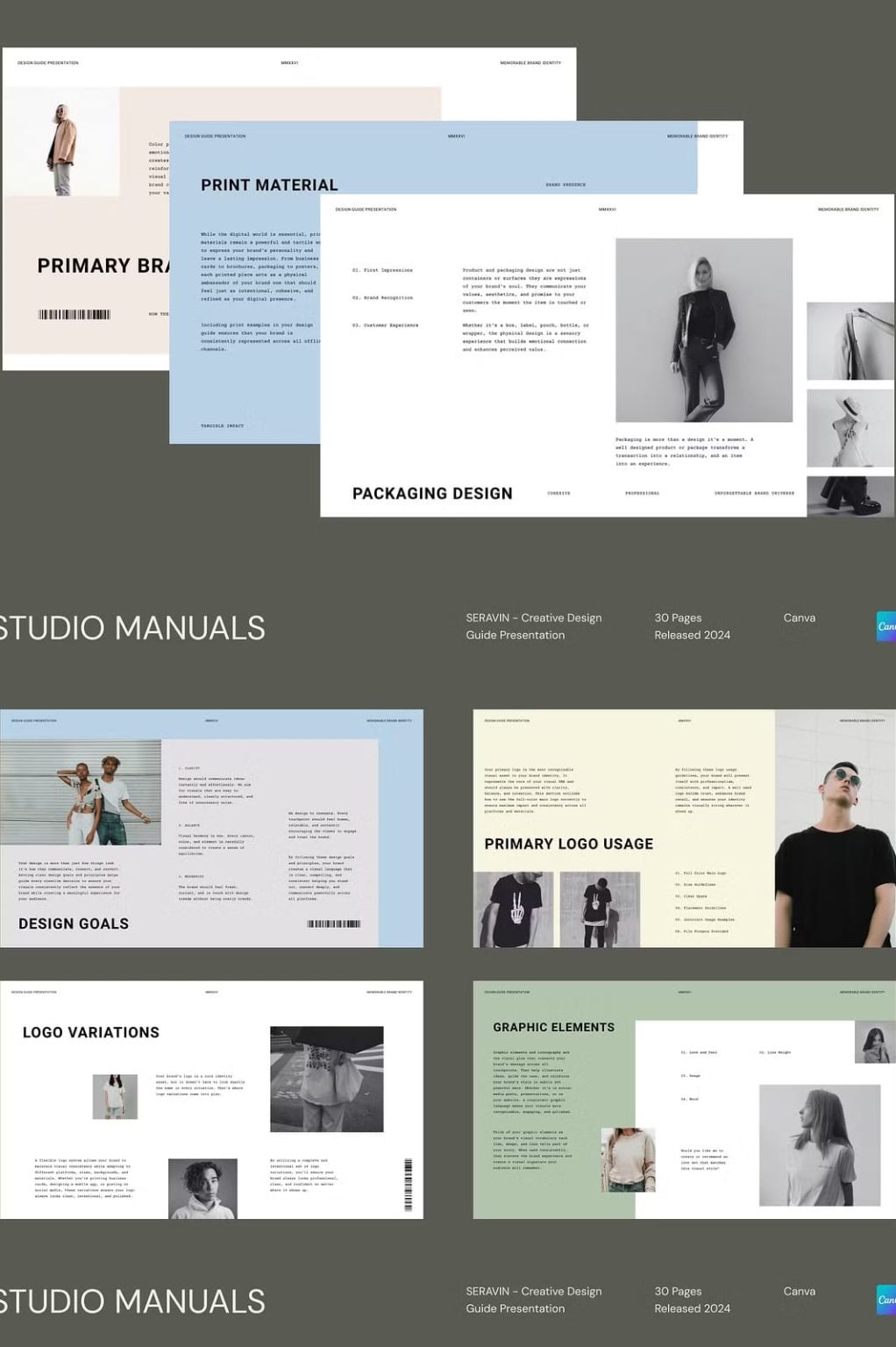 Info Guide Creative Design SERAVIN - Creative Design Guide - Zupppa | Design Resources