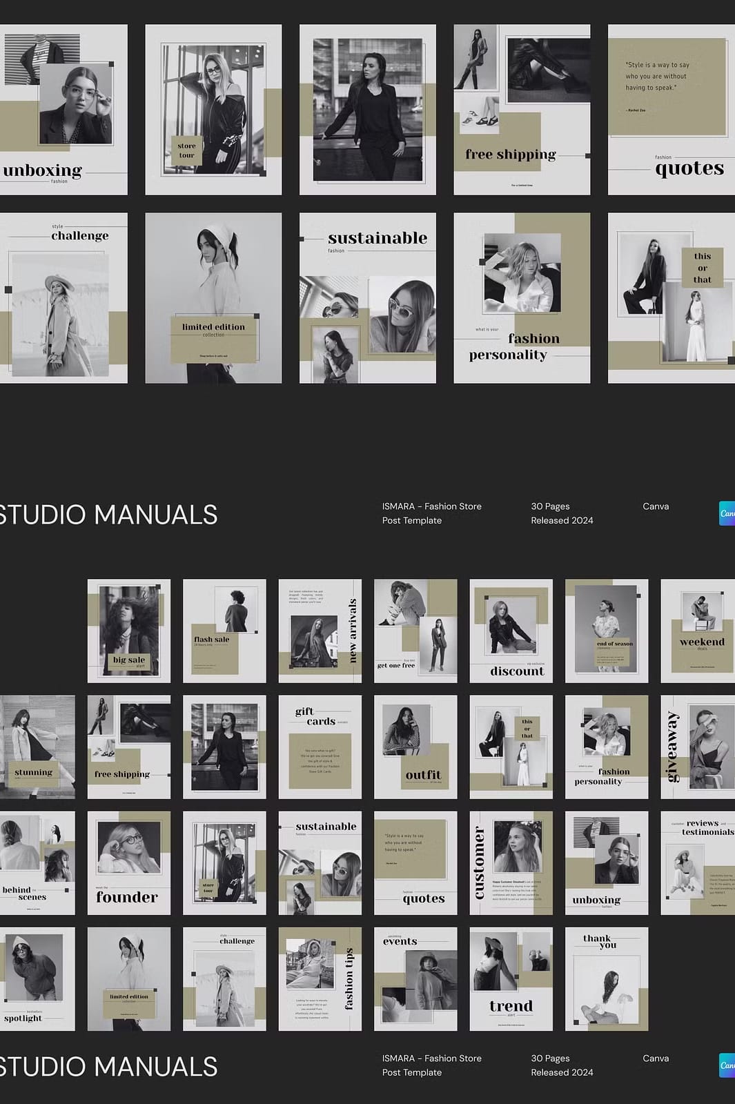 ISMARA – Fashion Store Post Template - Zupppa | Design Resources