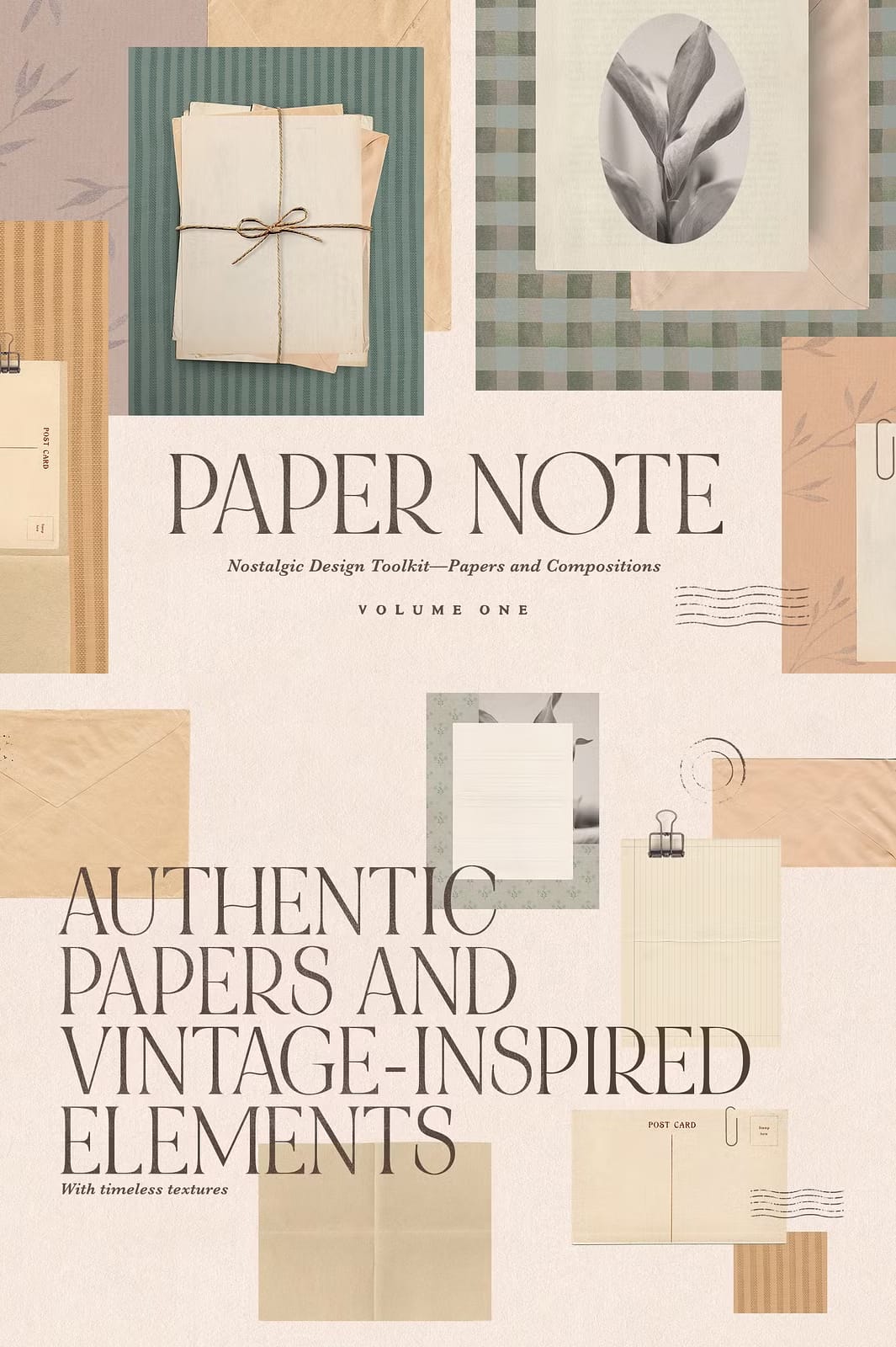 Paper Note—Nostalgic Design Toolkit - Zupppa | Design Resources