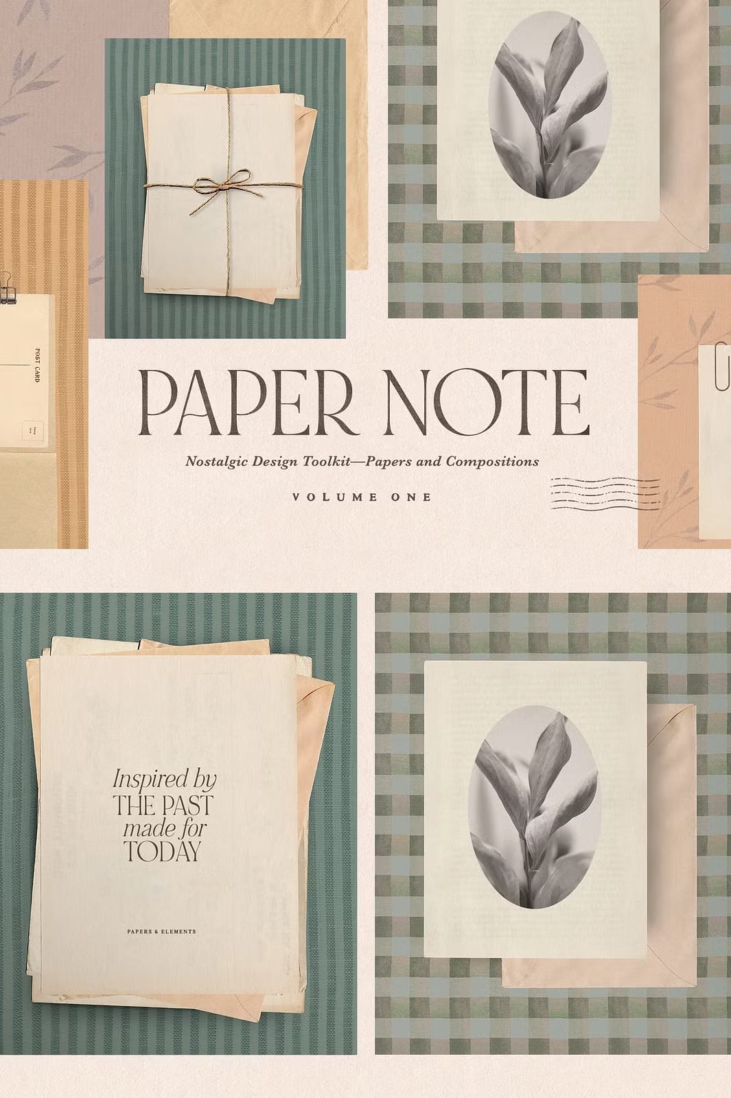 Paper Notee Paper Note—Nostalgic Design Toolkit - Zupppa | Design Resources