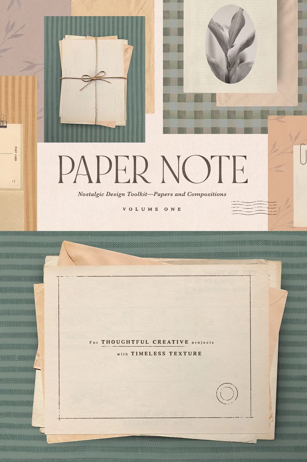 Note Design Vitage Paper Note—Nostalgic Design Toolkit - Zupppa | Design Resources