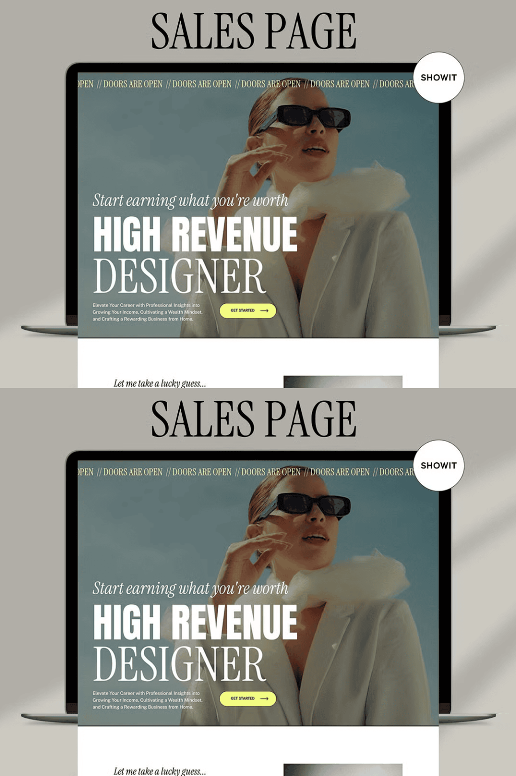 Showit Sales Page Designer Course Zupppa Design Resources