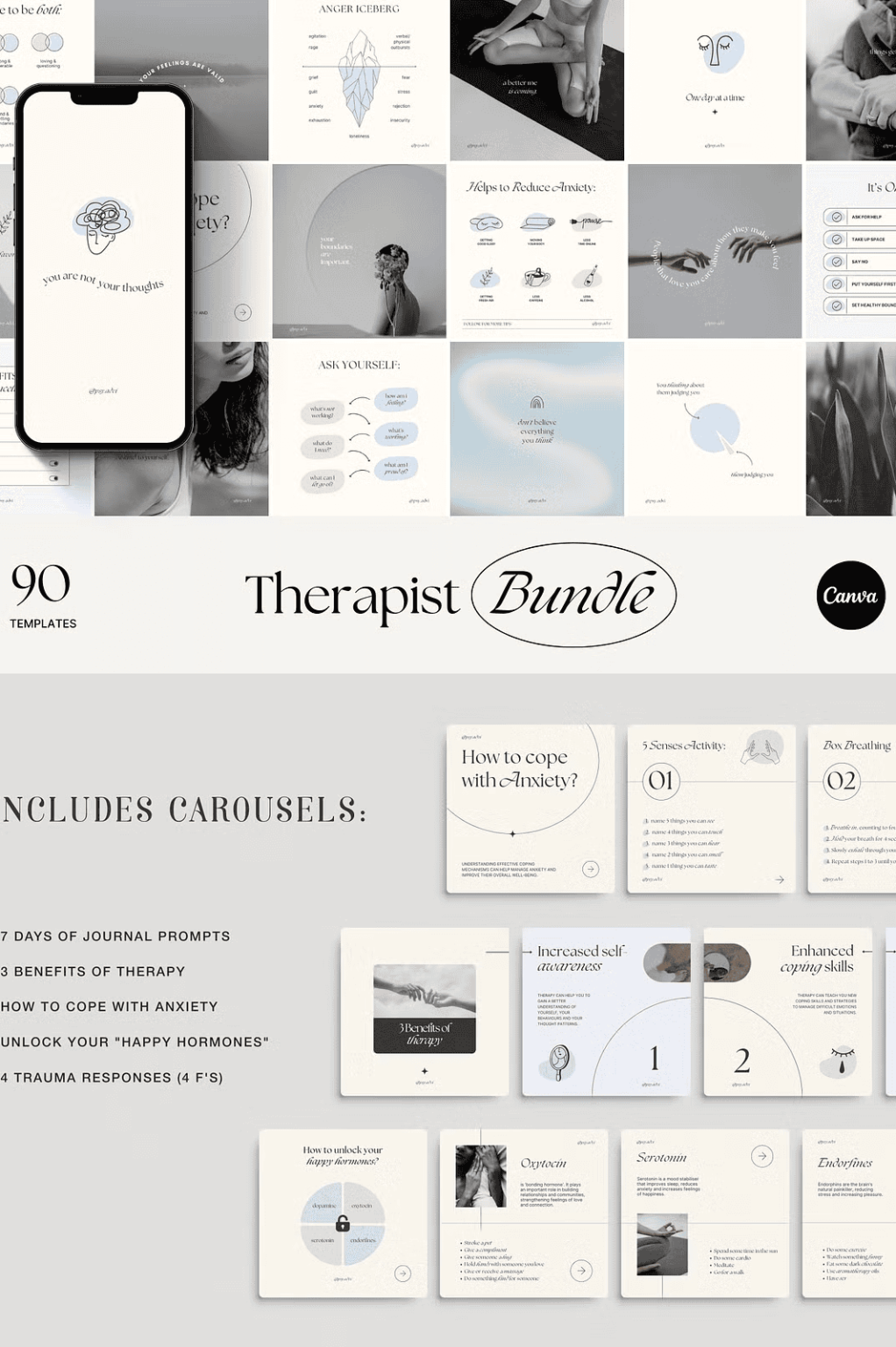 Mental Health Templates | Canva - Zupppa | Design Resources