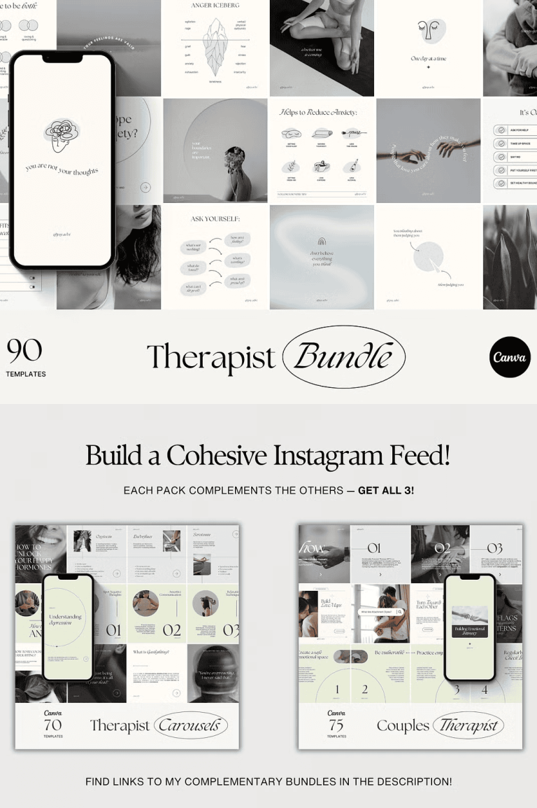 Mental Health Templates | Canva - Zupppa | Design Resources