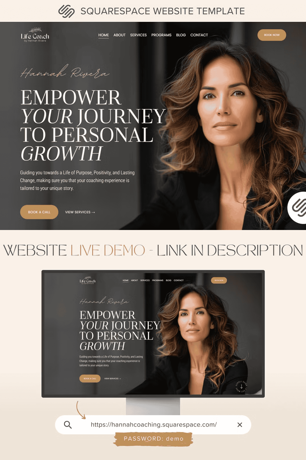 Squarespace Template Coach Website Zupppa Design Resources