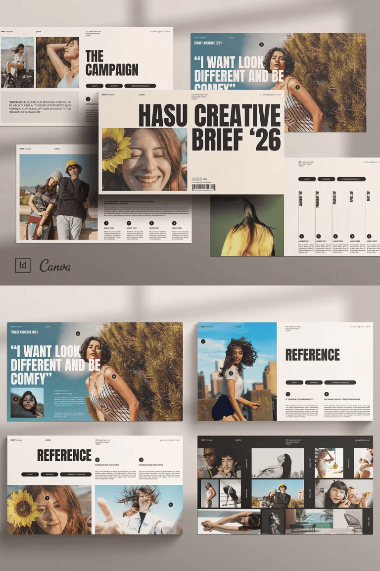 Creative Brief Presentation Template - Zupppa | Design Resources