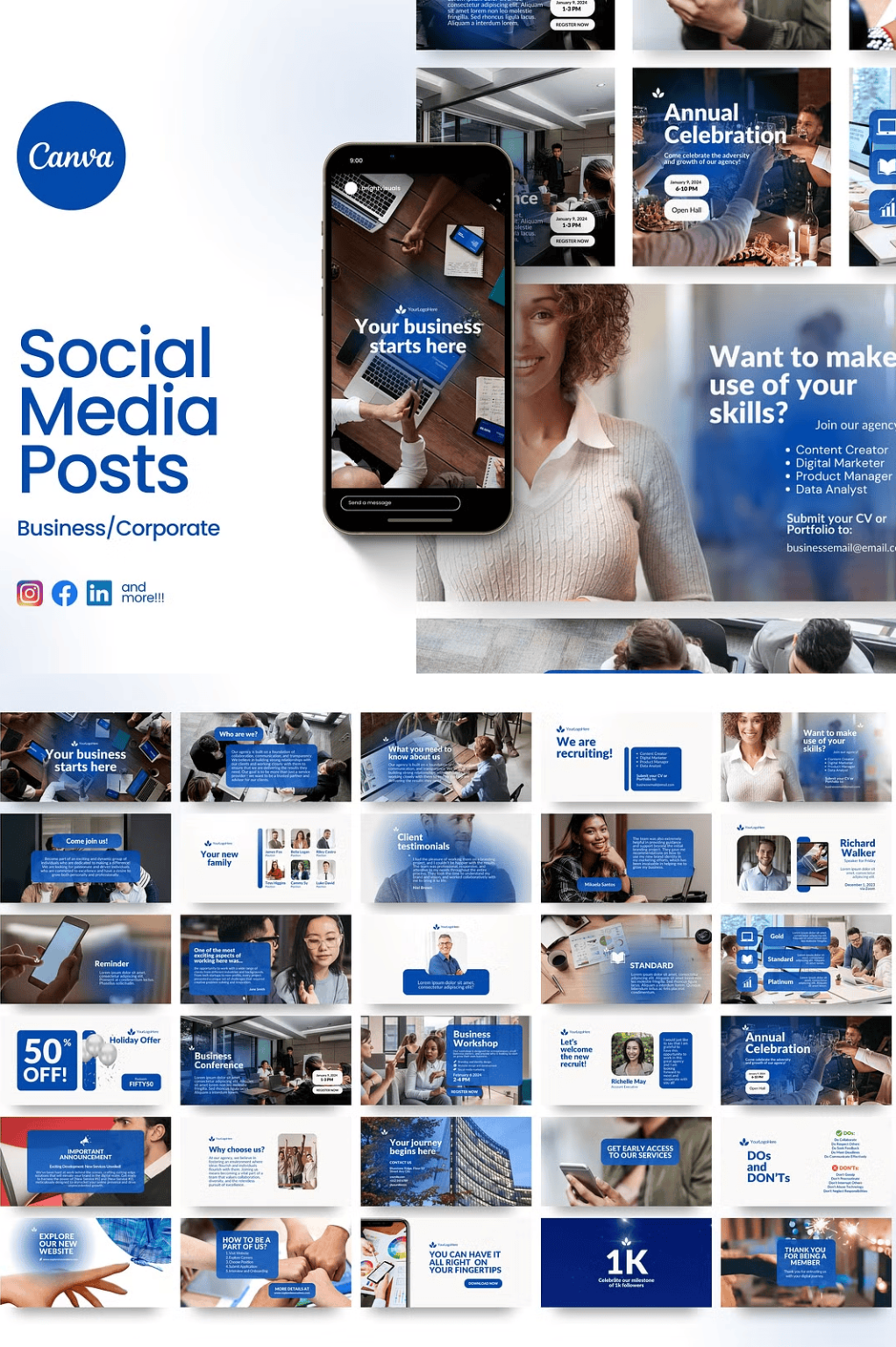 Canva Social Media Templates - Zupppa | Design Resources